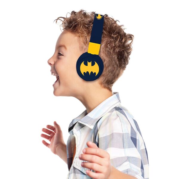 Lexibook HPBT010BAT Batman Bluetooth & Wired Foldable Headphones - Image 4