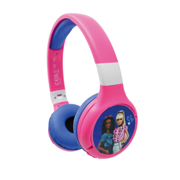 Lexibook HPBT010BB Barbie Bluetooth & Wired Foldable Headphones - Image 2