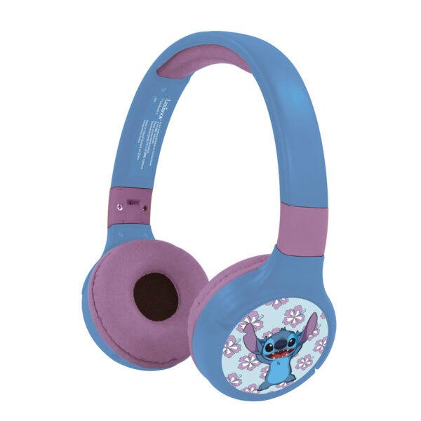 Lexibook HPBT010D Disney Stitch Bluetooth & Wired Foldable Headphones - Image 3