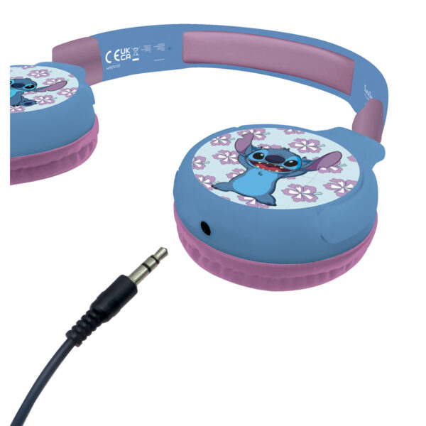 Lexibook HPBT010D Disney Stitch Bluetooth & Wired Foldable Headphones - Image 4