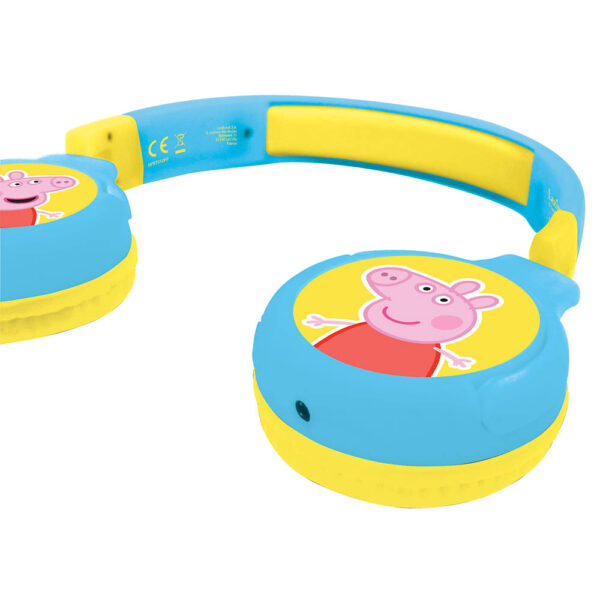 Lexibook HPBT010PP Peppa Pig Bluetooth & Wired Foldable Headphones - Image 2