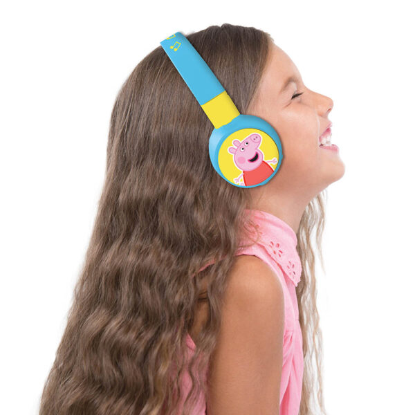 Lexibook HPBT010PP Peppa Pig Bluetooth & Wired Foldable Headphones - Image 4