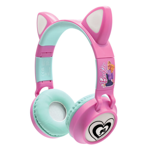 Lexibook HPBTKTBB Barbie Bluetooth Headphones with LED Lights