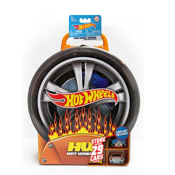 Hot Wheels HWCC18 Wheel Shaped Storage Car Case up to 29 vehicles