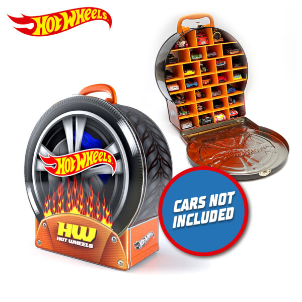 Hot Wheels HWCC18 Wheel Shaped Storage Car Case up to 29 vehicles - Image 4