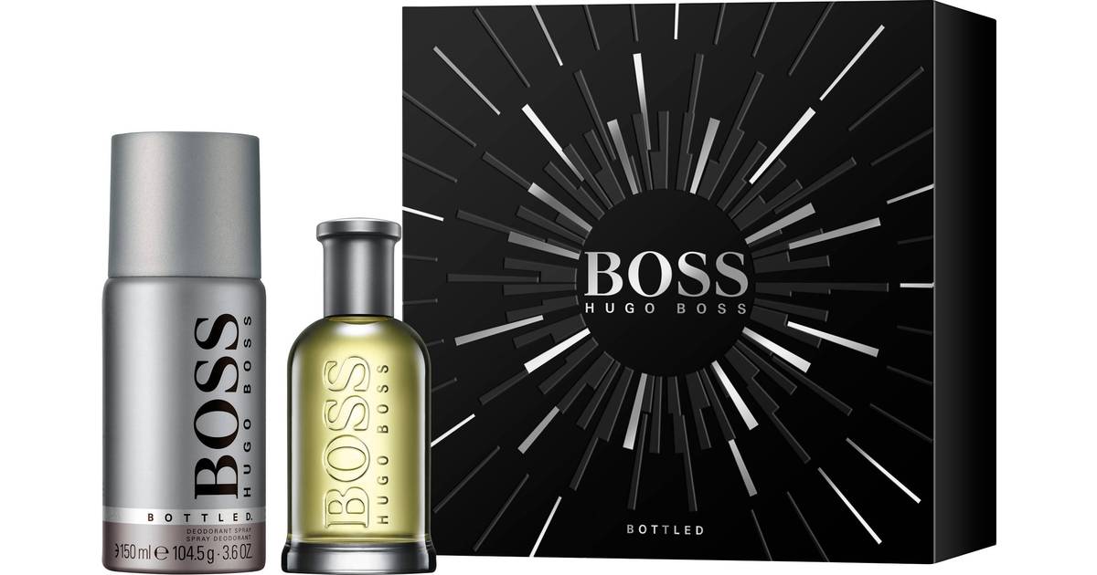 Hugo-Boss-Boss-Bottled-Gift-Set-EdT-50ml-Deo-Spray-150ml Hugo Boss Boss Bottled Gift Set 50ml EDT + 150ml Deodorant Spray - Image 1