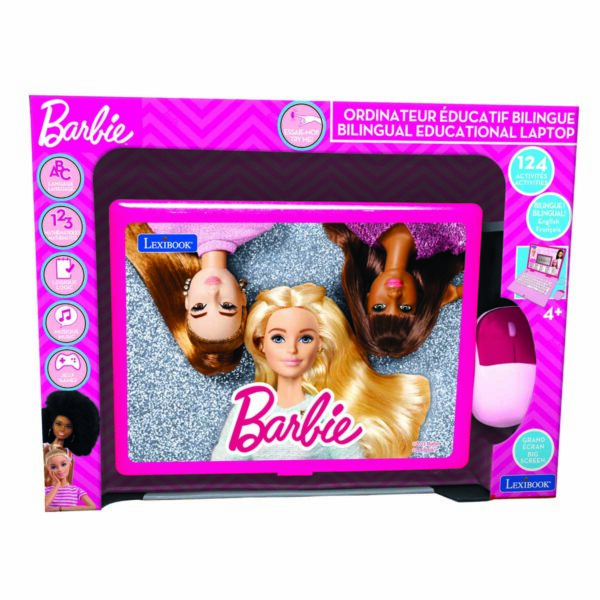 Lexibook JC598BBI1 Barbie Bilingual Educational Laptop with 124 Activites - Image 3
