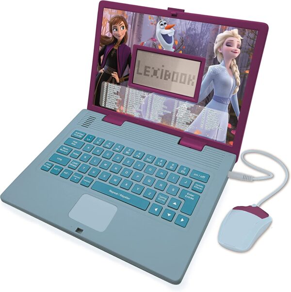 Lexibook JC598FZI1 Disney Frozen II Bilingual Educational Laptop with 124 Activites