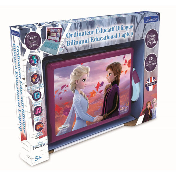 Lexibook JC598FZI1 Disney Frozen II Bilingual Educational Laptop with 124 Activites - Image 5