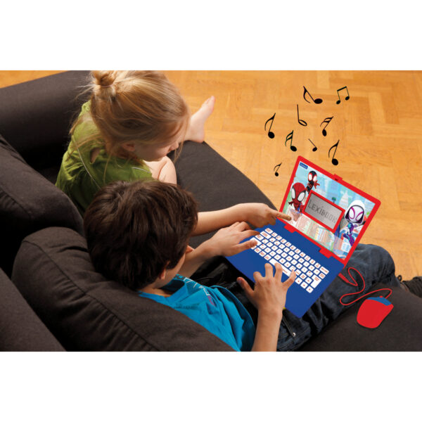 Lexibook JC598SPI1 Spider-Man Bilingual Educational Laptop with 124 Activites - Image 3