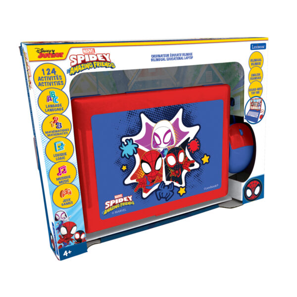 Lexibook JC598SPI1 Spider-Man Bilingual Educational Laptop with 124 Activites - Image 2
