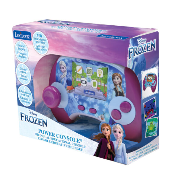 Lexibook JCG100FZI1 Disney Frozen Educational Handheld Bilingual Console with LCD Screen - Image 2
