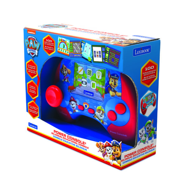 Lexibook JCG100PAI1 Paw Patrol Educational Handheld Bilingual Console with LCD Screen - Image 2