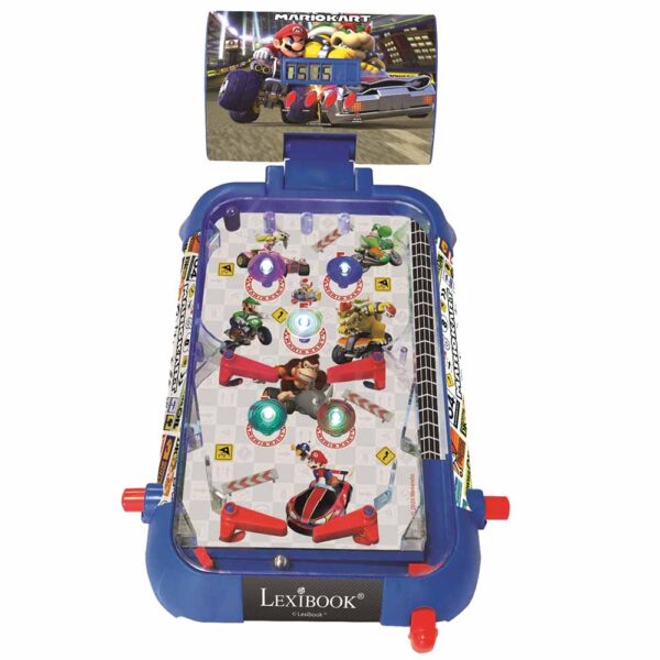 Lexibook JG610N Mario Kart Electronic Pinball with Lights & Sounds