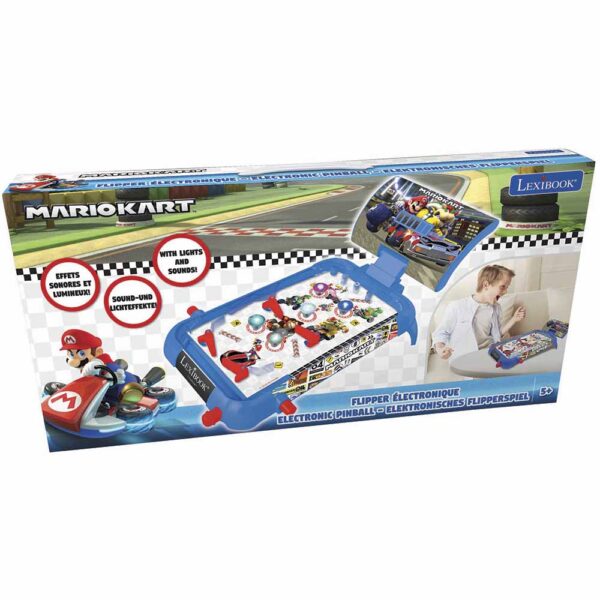 Lexibook JG610N Mario Kart Electronic Pinball with Lights & Sounds - Image 5