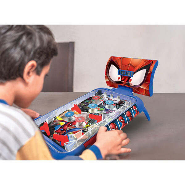 Lexibook JG610SP Spider-Man Electronic Pinball with Lights & Sounds - Image 3