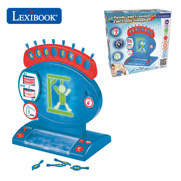 Lexibook JG800 Electronic Hangman with Light & Sound Effects - Image 5