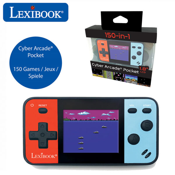 Lexibook JL1895 Handheld Console Mini Cyber Arcade 150 Games - Image 2
