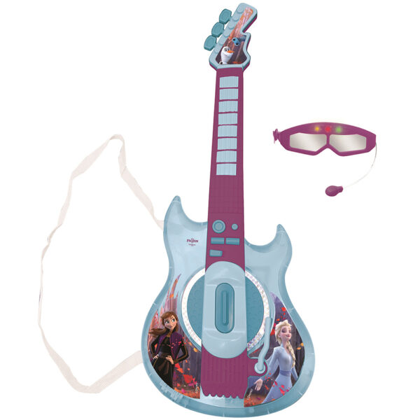Lexibook K260FZ Disney Frozen II Electronic Guitar & Glasses with Mic - Image 4