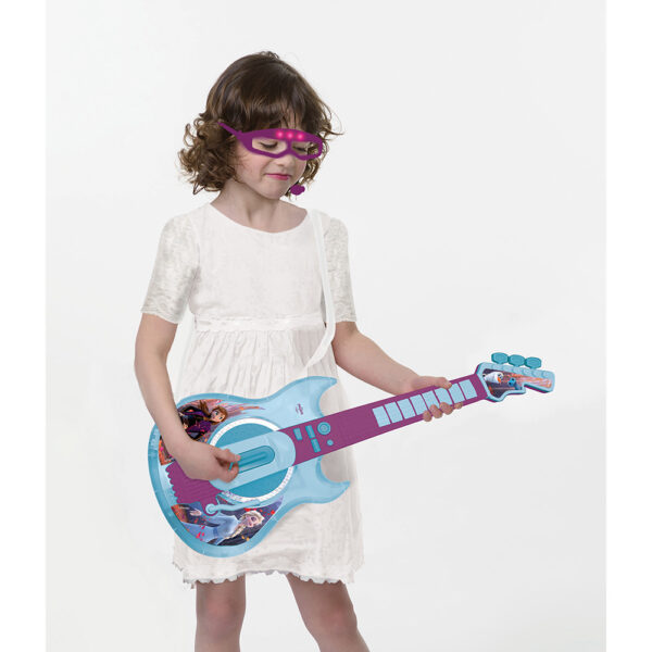 Lexibook K260FZ Disney Frozen II Electronic Guitar & Glasses with Mic - Image 3
