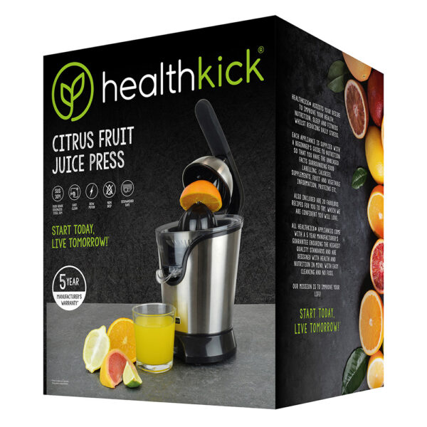 Health Kick K3102 180w Citrus Fruit Juicing Press - Image 2