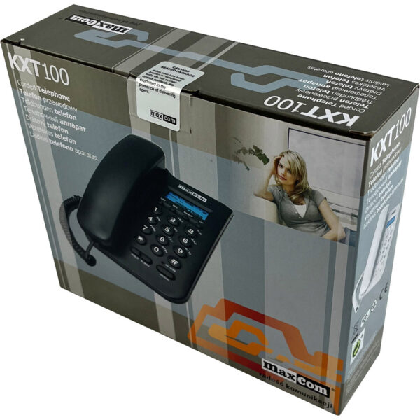 Maxcom KXT100 Phone with Backlight Display & Dual Caller ID - Image 2