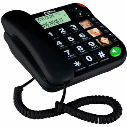 Maxcom KXT480B Phone with Call LED Indicator & Call Log