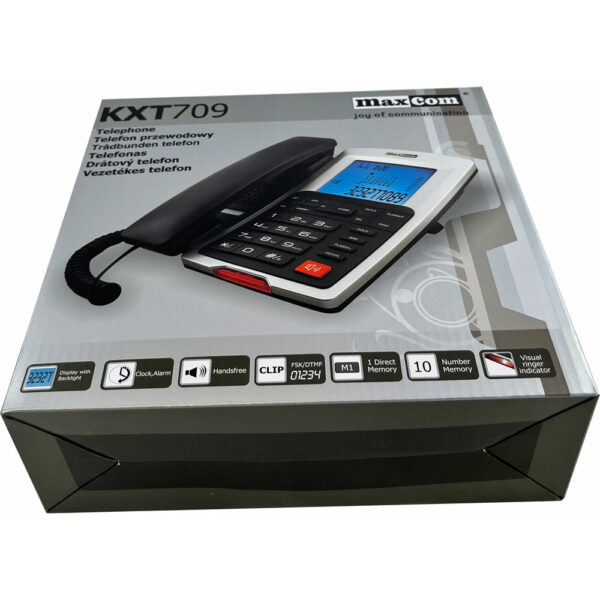Maxcom KXT709 Phone with Backlight Display & Dual Caller ID - Image 3