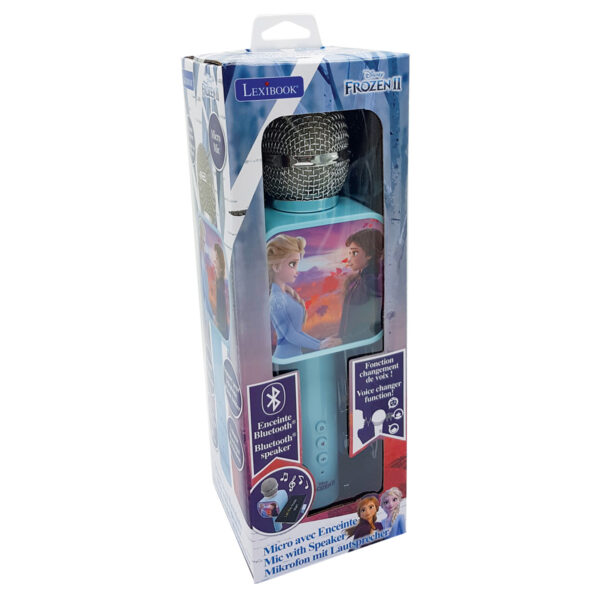 Lexibook MIC240FZ Disney Frozen II Wireless Karaoke Microphone with Bluetooth - Image 5