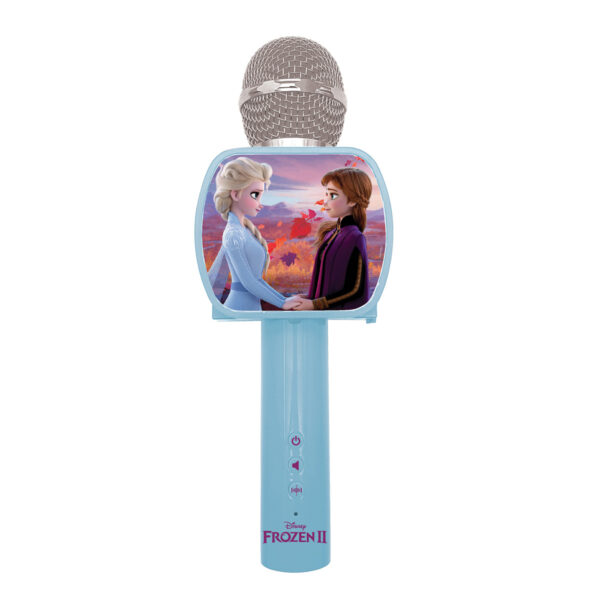 Lexibook MIC240FZ Disney Frozen II Wireless Karaoke Microphone with Bluetooth
