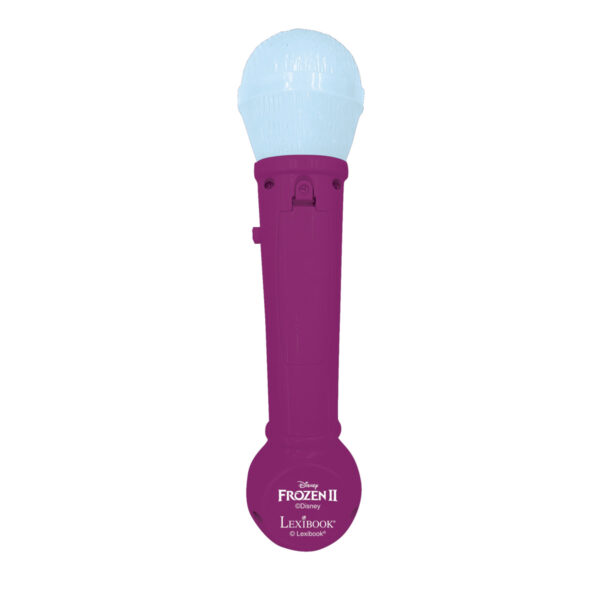 Lexibook MIC80FZ Disney Frozen Lighting Microphone with Melodies and Sound Effects - Image 2
