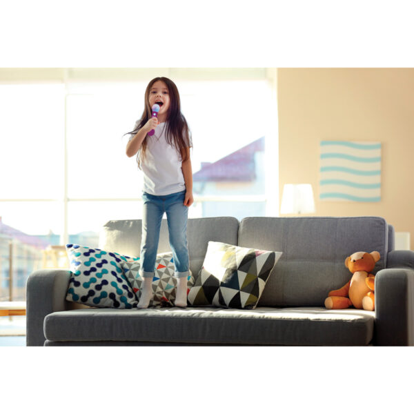 Lexibook MIC80FZ Disney Frozen Lighting Microphone with Melodies and Sound Effects - Image 4