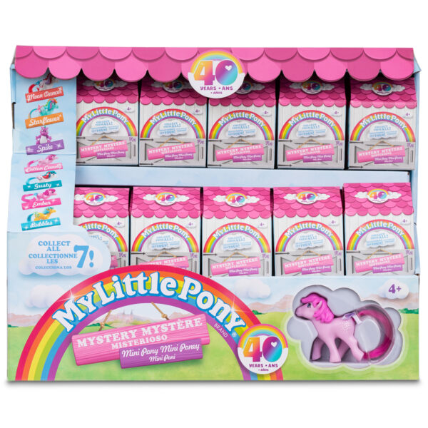 My Little 35336 Little Pony 40th Anniversary Collectable Figures Assortment CDU - Image 4