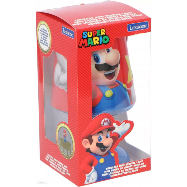 Lexibook MLT10NI Super Mario Mini Bedside Lamp & Nightlight - Image 2