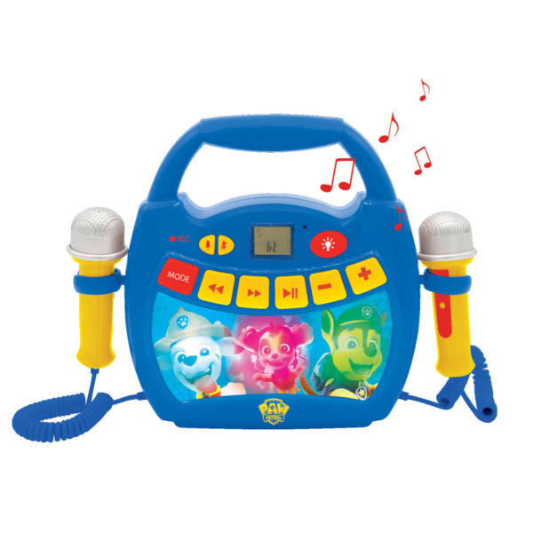 Lexibook MP320PAZ Paw Patrol Light Bluetooth Speaker with Mics and Rechargeable Battery