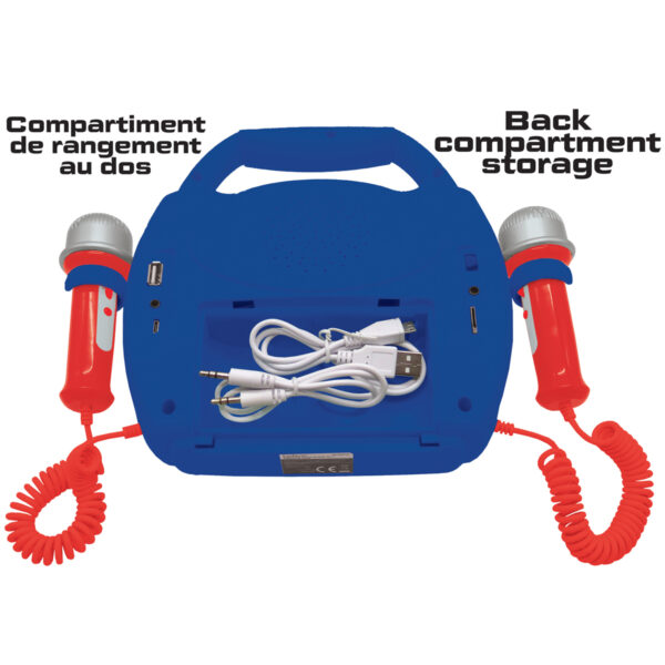 Lexibook MP320SPZ Spider-Man Light Bluetooth Speaker with Mics and Rechargeable Battery - Image 3