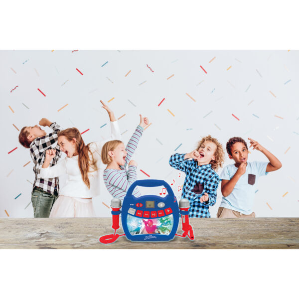 Lexibook MP320SPZ Spider-Man Light Bluetooth Speaker with Mics and Rechargeable Battery - Image 5