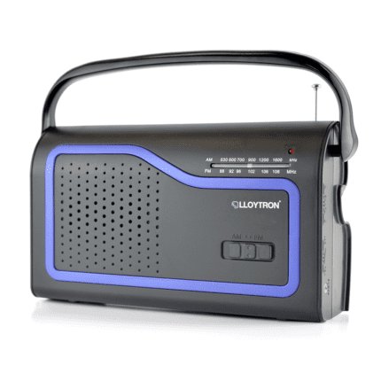 Lloytron N2402BK 2 Band 'Ibiza' AC/DC Portable Radio - Black
