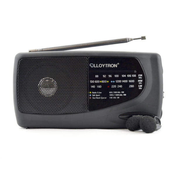 Lloytron N3201 3 Band 'Sports' Personal Radio with Earphones