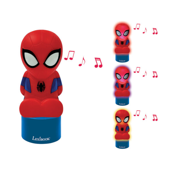 Lexibook NS01SP Spider-Man Nightlight with Speaker - Image 2
