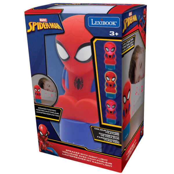 Lexibook NS01SP Spider-Man Nightlight with Speaker - Image 3