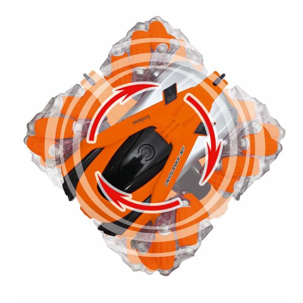 Lexibook RC21 Crosslander 360 Rechargeable Radio Controlled Stunt Car - Image 3
