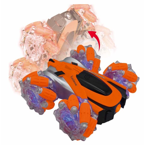 Lexibook RC21 Crosslander 360 Rechargeable Radio Controlled Stunt Car - Image 2