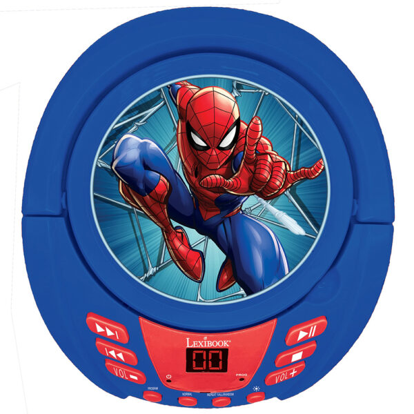 Marvel Spider-Man Boombox CD Player with Bluetooth - Lexibook RCD109SP - Image 4