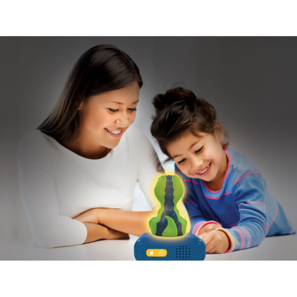 Lexibook 3D Dinosaur RL800DINO Childrens Clock with Night Light - Image 4