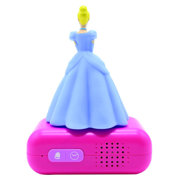Lexibook 3D Disney Princess RL800DP Childrens Clock with Night Light - Image 2