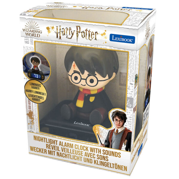 Lexibook RL800HP 3D Harry Potter Childrens Clock with Night Light - Image 5