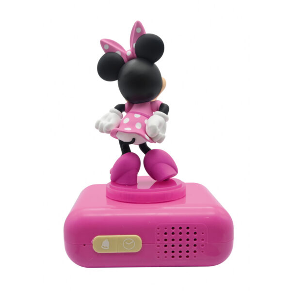 Lexibook RL800MN 3D Minnie Mouse Childrens Clock with Night Light - Image 2