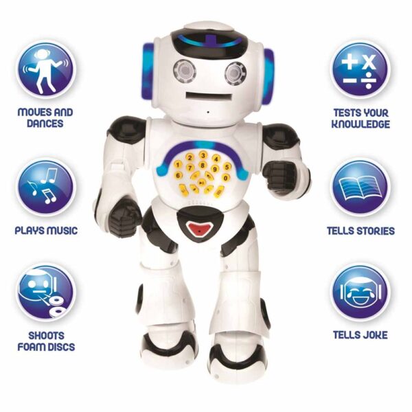Lexibook ROB50EN Powerman Educational Remote Control Robot