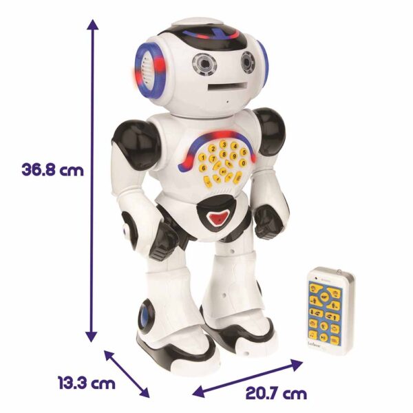 Lexibook ROB50EN Powerman Educational Remote Control Robot - Image 4